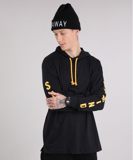 Camiseta-Masculina--State-of-Mind--com-Capuz-Manga-Longa-Gola-Careca-Preta-9152163-Preto_1