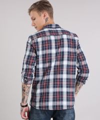 Camisa-Masculina-Xadrez-com-Bolso-Manga-Longa-Off-White-8886528-Off_White_2 Camisa-Masculina-Xadrez-com-Bolso-Manga-Longa-Off-White-8886528-Off_White_2