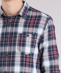 Camisa-Masculina-Xadrez-com-Bolso-Manga-Longa-Off-White-8886528-Off_White_4 Camisa-Masculina-Xadrez-com-Bolso-Manga-Longa-Off-White-8886528-Off_White_4