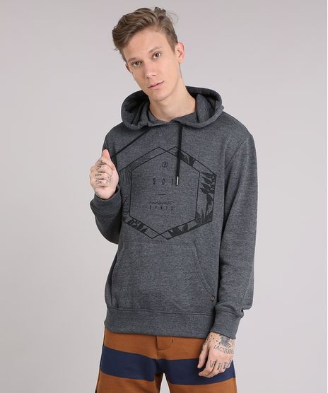 Blusao-Masculino--Suncoast--em-Moletom-com-Bolso-e-Capuz-Manga-Longa--Cinza-Mescla-Escuro-8833148-Cinza_Mescla_Escuro_1