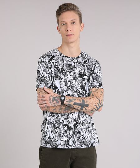 Camiseta-Masculina-Estampada-Os-Vingadores-Manga-Curta-Gola-Careca-Branca-9081677-Branco_1