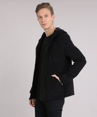 Casaco-Masculino-Gola-Alta-com-Capuz-e-Bolsos-Preto-8889528-Preto_1