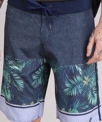 Bermuda-Surf-Masculina-com-Estampa-de-Folhagem-e-Bolso-Azul-Marinho-9102698-Azul_Marinho_4