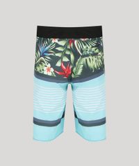 Bermuda-Surf-Masculina-com-Estampa-de-Folhagem-Verde-Claro-9158464-Verde_Claro_6