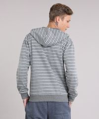 Blusao-Masculino-Listrado-Basico-em-Moletom-com-Capuz-Cinza-Mescla-8828958-Cinza_Mescla_2