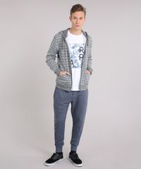 Blusao-Masculino-Listrado-Basico-em-Moletom-com-Capuz-Cinza-Mescla-8828958-Cinza_Mescla_3