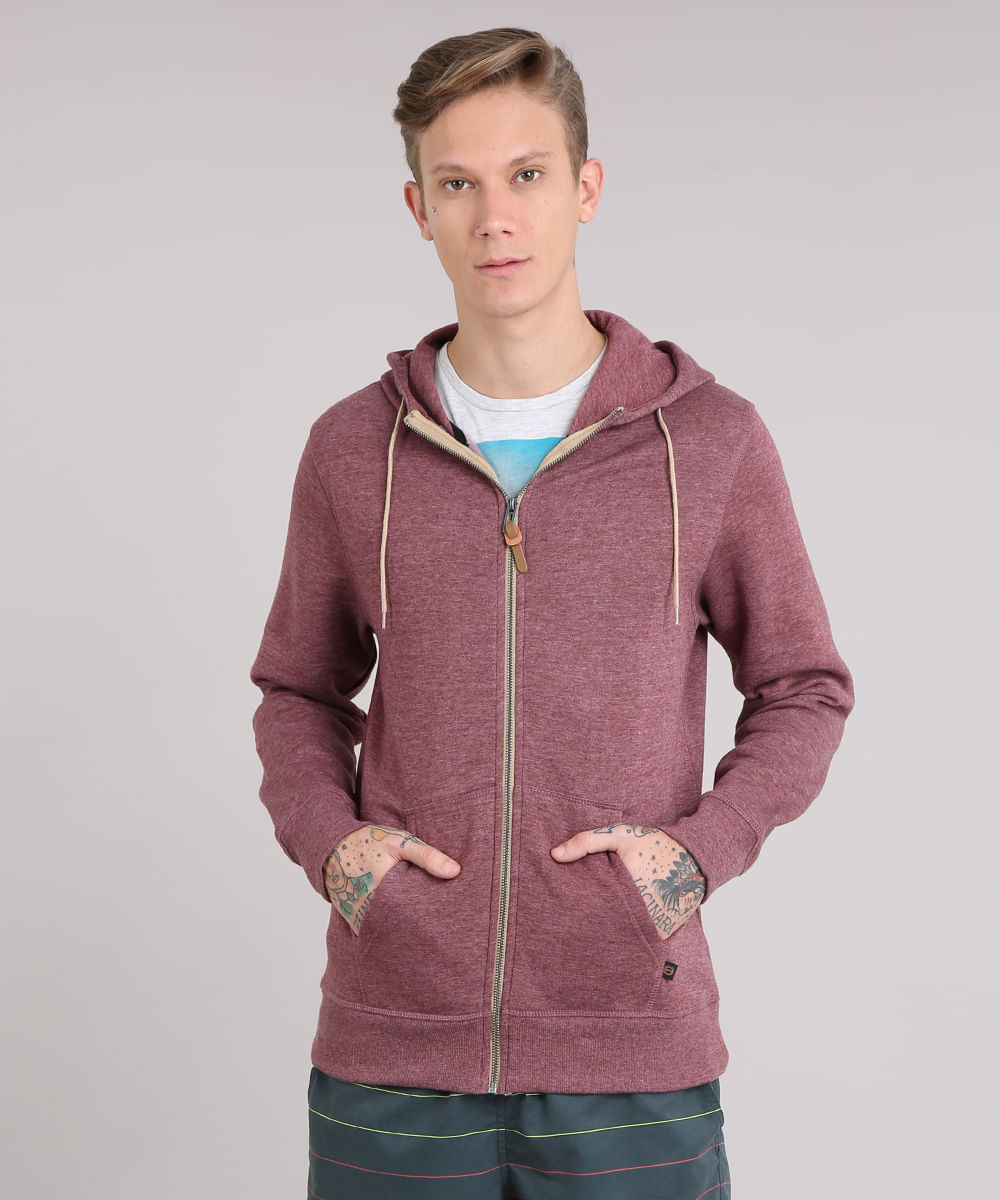 bdg zip up moletom com capuz