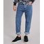 Calca-Jeans-Masculina-Baggy-com-Cordao-Azul-Medio-9166438-Azul_Medio_1