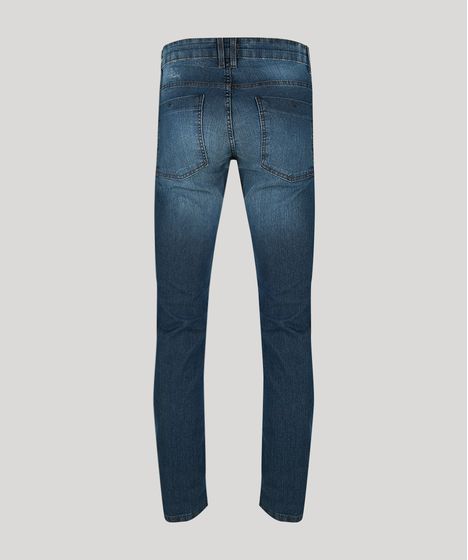 calça jeans masculina boca reta