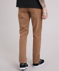 Calca-Masculina-Slim-em-Algodao---Sustentavel-Caramelo-9108165-Caramelo_2