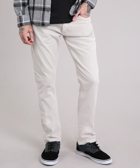 Calca-Masculina-Slim-em-Algodao---Sustentavel-Kaki-9108408-Kaki_1