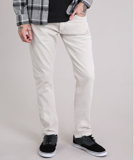 Calca-Masculina-Slim-em-Algodao---Sustentavel-Kaki-9108408-Kaki_1