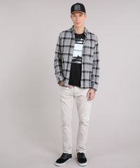 Calca-Masculina-Slim-em-Algodao---Sustentavel-Kaki-9108408-Kaki_3
