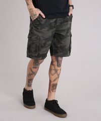 Bermuda-Masculina-Cargo-Estampada-Camuflada-Verde-Militar-9142839-Verde_Militar_1