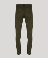 Calca-Masculina-Cargo-Slim-com-Bolsos-em-Algodao---Sustentavel-Verde-Militar-9108451-Verde_Militar_6