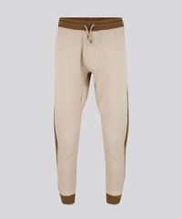 Calca-Masculina-Relaxed-em-Moletom-com-Recortes-Bege-8862141-Bege_5