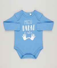 Body-Infantil--Meu-Papai-e-Nota-Dez--Manga-Longa-Decote-Redondo-Azul-9223032-Azul_1