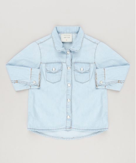 Camisa-Jeans-Infantil-com-Bolsos-Manga-Longa-Azul-Claro-9170300-Azul_Claro_1