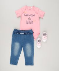 Body-Infantil--Princesa-do-Papai--Manga-Curta-Decote-Redondo-Rosa-9223027-Rosa_3