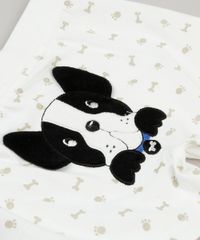 Short-Infantil-Cachorro-com-Estampa-de-Patinhas-e-Ossinhos-em-Algodao---Sustentavel-Off-White-8941308-Off_White_4