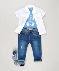 Body-Infantil--Meu-Papai-e-Nota-Dez--Manga-Curta-Decote-Redondo-Azul-9223028-Azul_3