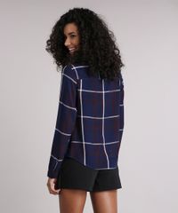 Camisa-Feminina-Xadrez-Manga-Longa-com-Renda-Azul-Marinho-9102855-Azul_Marinho_2