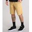 Bermuda-Masculina-Reta-Texturizada-com-Cordao-Amarela-9130180-Amarelo_1