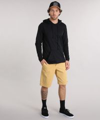 Bermuda-Masculina-Reta-Texturizada-com-Cordao-Amarela-9130180-Amarelo_3