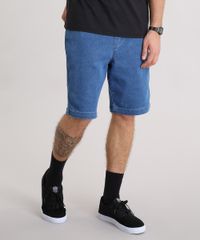 Bermuda-Jeans-Masculina-com-Cordao-e-Bolsos-Azul-Escuro-9140301-Azul_Escuro_1