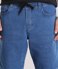 Bermuda-Jeans-Masculina-com-Cordao-e-Bolsos-Azul-Escuro-9140301-Azul_Escuro_4