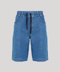 Bermuda-Jeans-Masculina-com-Cordao-e-Bolsos-Azul-Escuro-9140301-Azul_Escuro_5
