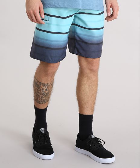 Bermuda-Surf-Masculina-Listrada-Degrade-com-Bolso-Lateral-Verde-Claro-9158529-Verde_Claro_1