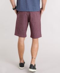 Bermuda-Masculina-Reta-com-Bolsos-Vinho-9129266-Vinho_2