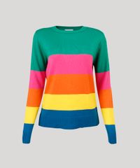 Sueter-Feminino-Listrado-Rainbow-em-Tricot-Multicor-9267897-Multicor_2