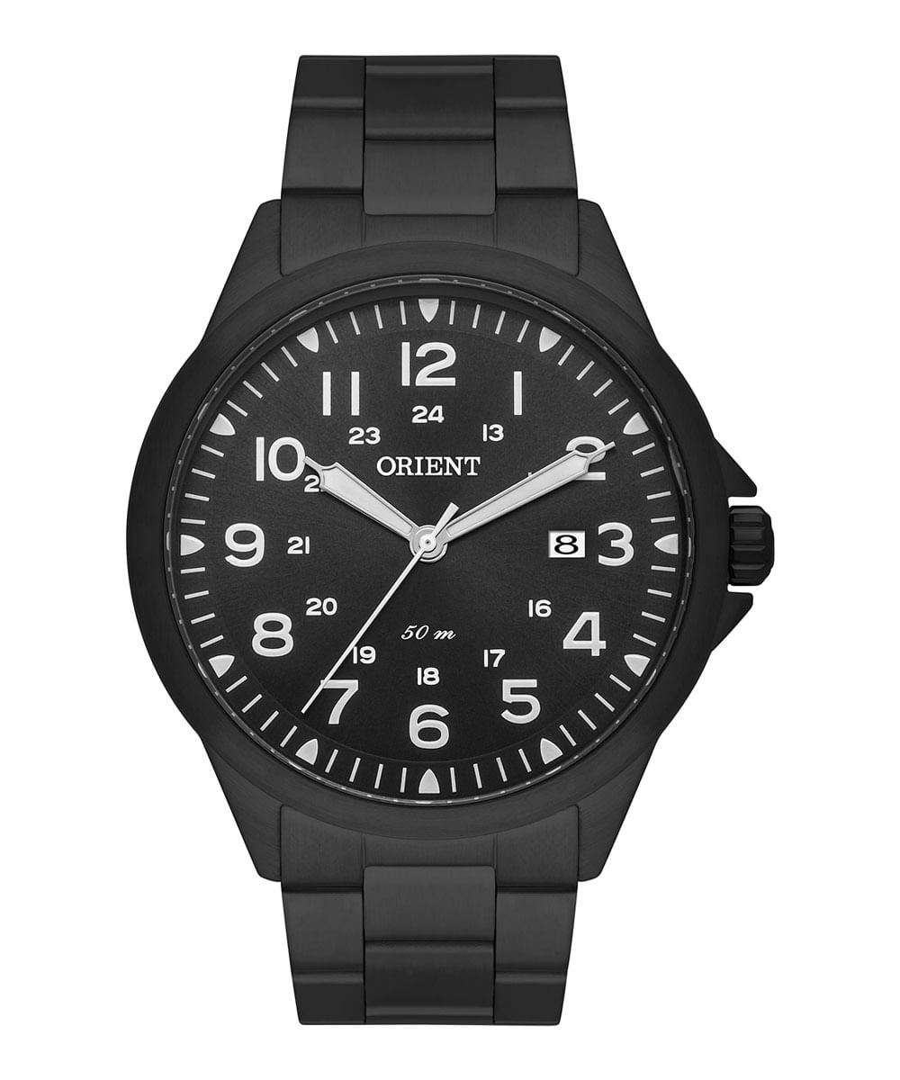 relógio masculino orient analógico mpss1028 p2px preto