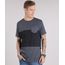 Camiseta-Masculina-Recortes-com-Bolso-Manga-Curta-Gola-Careca-Cinza-Mescla-Escuro-9147925-Cinza_Mescla_Escuro_1
