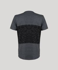 Camiseta-Masculina-Recortes-com-Bolso-Manga-Curta-Gola-Careca-Cinza-Mescla-Escuro-9147925-Cinza_Mescla_Escuro_6