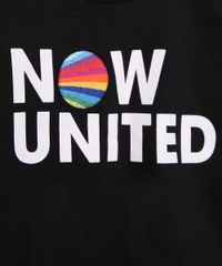 Moletom Now United Infantil Preto Estampa