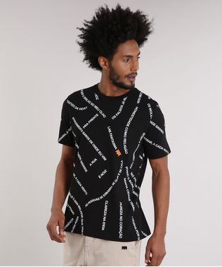 Camiseta-Masculina-LAB-Estapada-de-Frases-Manga-Curta-Gola-Careca-Preta-9170187-Preto_1