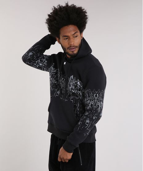 Blusao-Masculino-LAB-Show-em-Moletom-com-Capuz-Preto-9215765-Preto_1