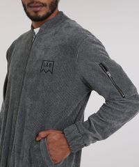 Jaqueta-Masculina-Bomber-LAB-em-Veludo-Cotele-Cinza-Mescla-Escuro-9223762-Cinza_Mescla_Escuro_4 Jaqueta-Masculina-Bomber-LAB-em-Veludo-Cotele-Cinza-Mescla-Escuro-9223762-Cinza_Mescla_Escuro_4
