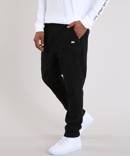 Calca-de-Sarja-Masculina-LAB-Slim-Jogger-Preta-9203957-Preto_1