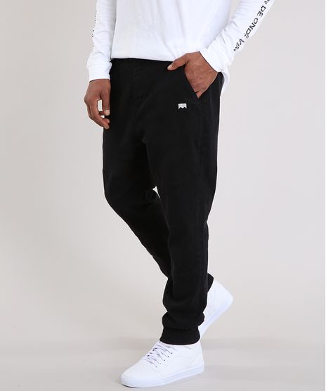 Calca-de-Sarja-Masculina-LAB-Slim-Jogger-Preta-9203957-Preto_1