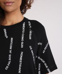 Vestido-Camiseta-Feminino-LAB-Estampado-de-Frases-Manga-Curta-Preto-9225992-Preto_4