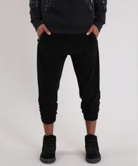 Calca-Masculina-Jogger-LAB-em-Veludo-Cotele-Preta-9216983-Preto_1