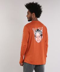 Camiseta-Masculina-LAB-Emicida-Manga-Longa-Gola-Careca-Laranja-Escuro-9170179-Laranja_Escuro_2