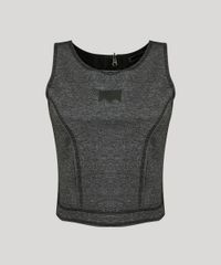 Regata-Feminina-Cropped-LAB-Dupla-Face-com-Ziper-Cinza-Mescla-Escuro-9254376-Cinza_Mescla_Escuro_6