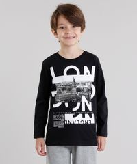 Camiseta-Infantil--London--Manga-Longa-Gola-Redonda-em-Algodao---Sustentavel-Preta-9082206-Preto_1