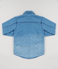 Camisa-Jeans-Infantil-Manga-Longa-com-Bolso-Azul-Medio-9180389-Azul_Medio_2