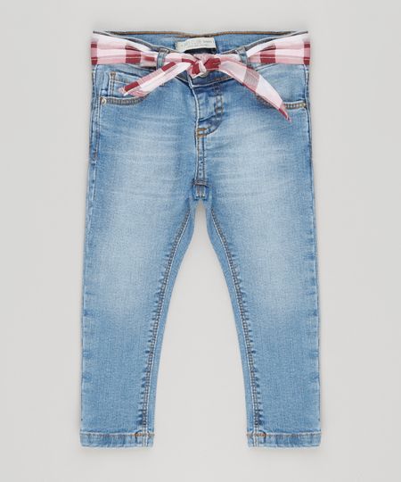 Calca-Jeans-Infantil-com-Bandana-Xadrez-Azul-Claro-9210003-Azul_Claro_1